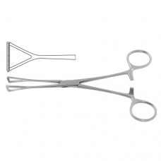Duval Intestinal and Tissue Grasping Forceps Wide Jaw Stainless Steel, 23 cm - 9"
